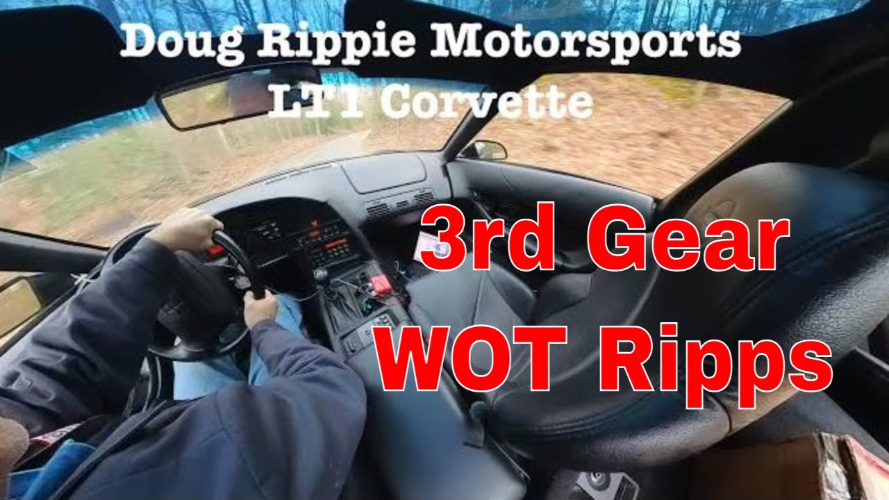1st test drive of the Doug Rippie Motorsports LT1 Corvette - YouTube