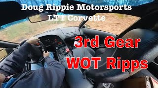 1st test drive of the Doug Rippie Motorsports LT1 Corvette