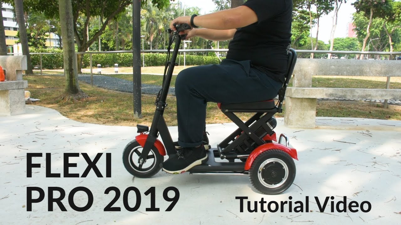 ambition Rådgiver handle MOBOT FLEXI PRO 2019 mobility scooter | Tutorial - YouTube