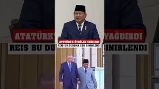 Endonezya Cumhurbaşkanı Atatürk’ü Övdü, Erdoğan Trip Attı Mecliste Gergin Anlar