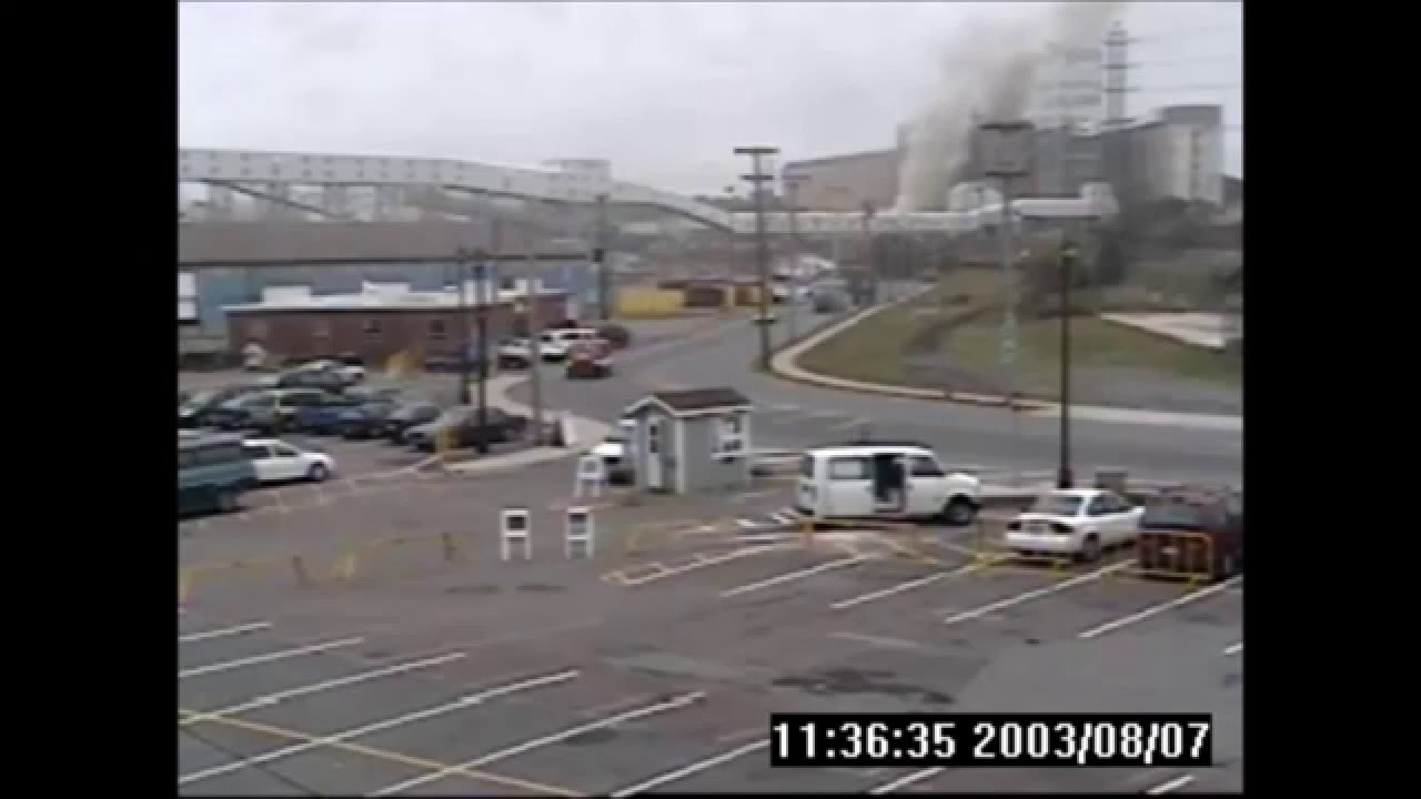 Halifax Grain Elevator Explosion 07 Aug 2003 YouTube