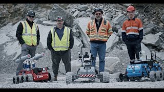 Robotic Mine Success - Underground Mine Reclamation: Rajant + AustralianDroid+Robot + PBE