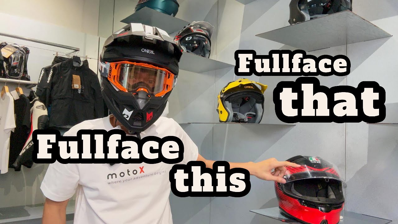 Nón bảo hiểm fullface - Nên chọn loại nào? | motoX