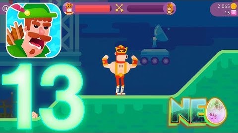 Bowmasters: Gameplay Walkthrough Part 13 - Luchano Is Cool! (iOS, Android)