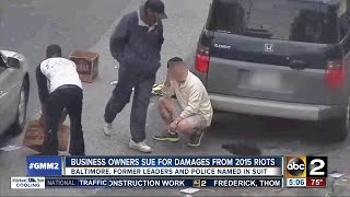 Business owners sue city for damages in 2015 riots