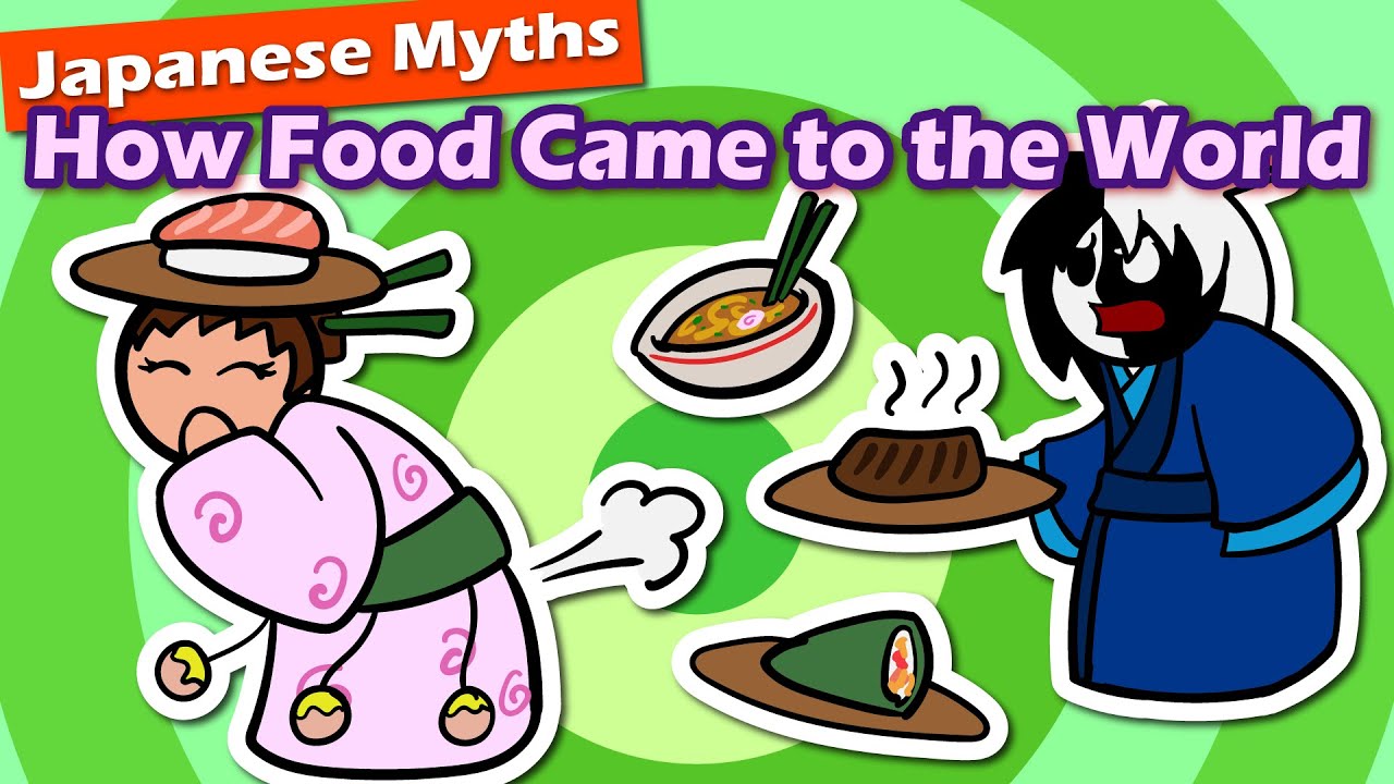 How All Food Came To The World From A Butt And How Tsukuyomi Became Moon God Japanese Mythology Youtube