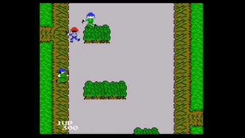 42-in-1, Front Line (NES) - Stage 1 only. Game Over.