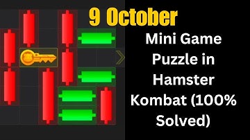 Unlocking the 9 October Mini Game Puzzle in Hamster Kombat (100% Solved)