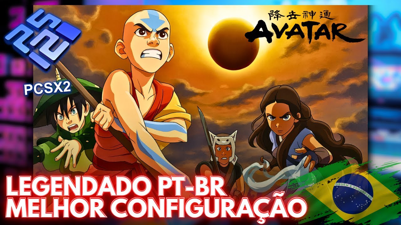 SAIU! AVATAR A LENDA DE AANG para PS2 LEGENDADO PT-BR