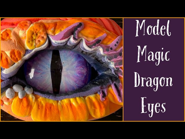 Model Magic Dragon Eyes: Sculpture Tutorial 