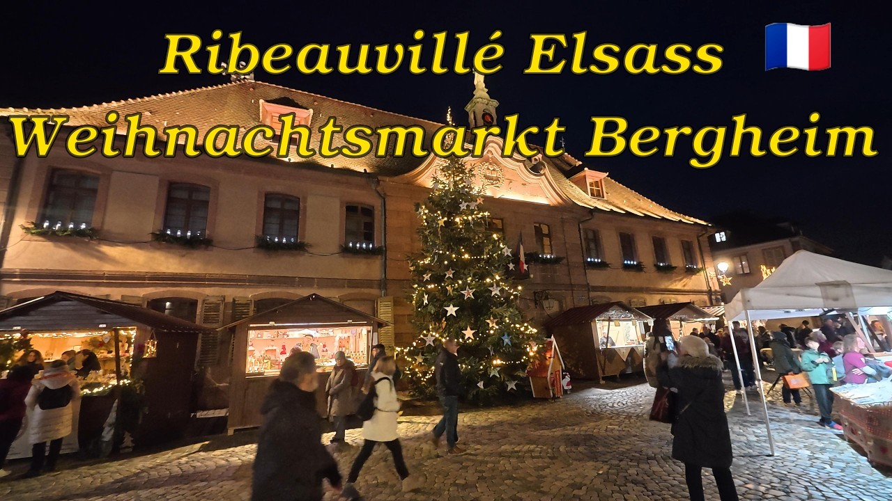 Weihnachtsmarkt Bergheim im Elsass