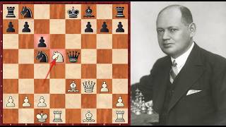 Attacking Chess Game: Rudolf Spielmann vs Alexander Flamberg (1914) screenshot 3
