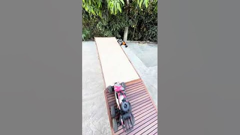 3 RC Cars Climbing Into a Megaramp! Epic Ramp Challenge 🚗🔥