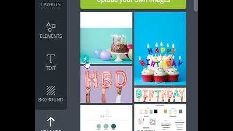 How to delete and organize uploaded images in Canva