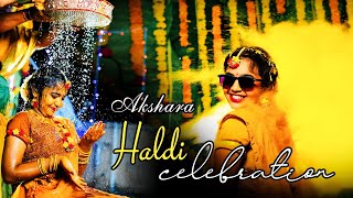 Akshara Haldi Cinimatic Video  Venkatesh Clicks 9010050532-9533714302