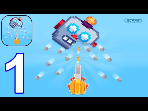 Pixel Blast - Gameplay Walkthrough Part 1 Tutorial Levels 1-12 (iOS, Android)