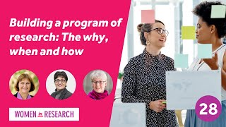 Building a program of research  The why, when and how - 'Small Wins' Webinar Series