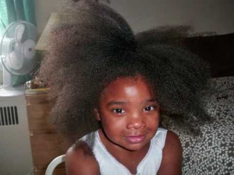 My Daughter S 1st Blow Out Natural Hair Youtube