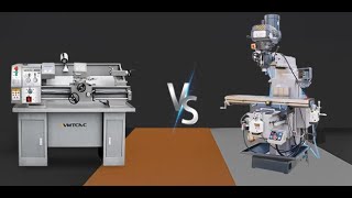 Lathe VS  Milling：Which Is Right for Your Manufacturing Needs? #lathe #milling #metal