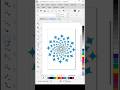 coraldraw beautiful flower design | beautiful flower design | flower design | design #shorts