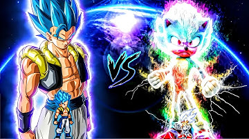 Gogeta DBS (all form) (New) VS Sonic Chaos OP (all form) in Jump Force Mugen