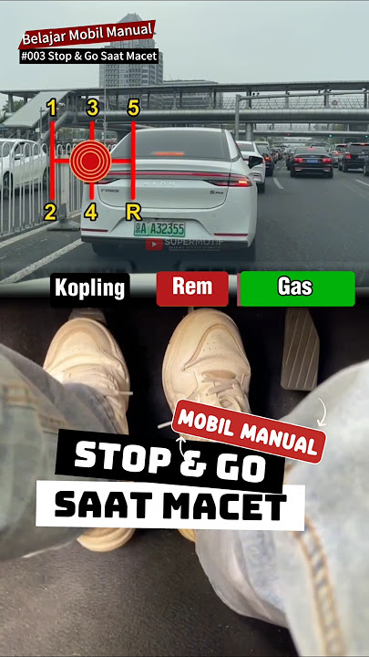 Belajar Mobil Manual #003 🚗 Stop & Go Saat Macet #belajarmengemudi #belajarnyetir #tipsotomotif