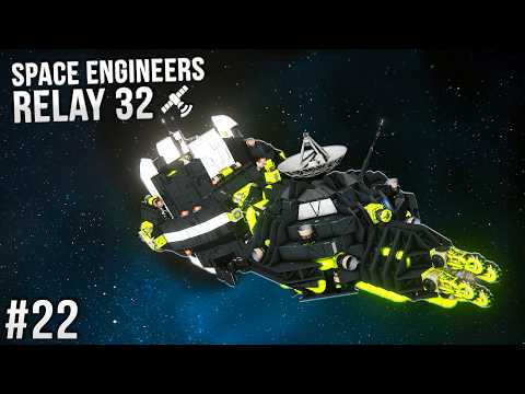 Launching The Mining Barge - Space Engineers: Relay 32 - Ep #22