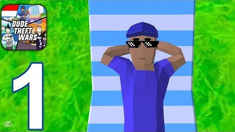 Dude Theft Wars - Gameplay Walkthrough Part 1 - Tutorial (Android, iOS)