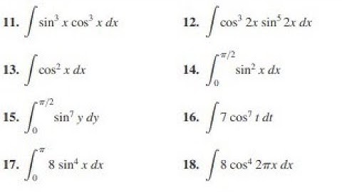 Exercise 8.3 question 10-20 Thomas calculus 14 edition