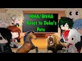 Mhabnha character react to dekus petsthis longmidoriyas mhabnhamha mangagacha club 206