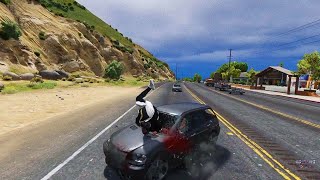 KECELAKAAN MAUT GTA 5 !! // ragdolls moment