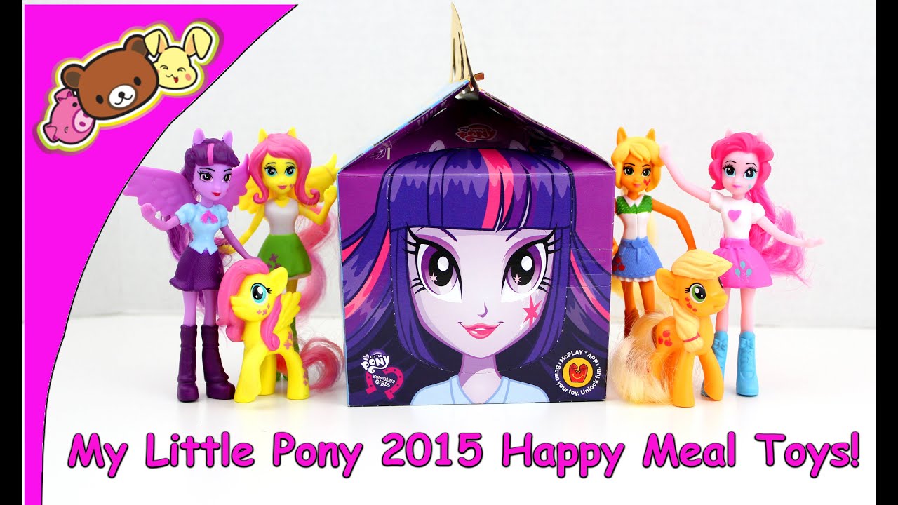My Little Pony 2015 McDonald's Happy Meal Toys! - Opening/Review! - YouTube