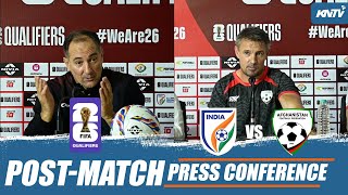 FIFA World Cup Qualifiers: India vs Afghanistan Post-Match Conference ft. Igor Stimac & Westwood