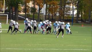 2016 NYCYFL Jr Pee Wee Highlights Bayside Raiders #3 T J Rapelyea