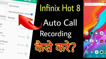 How to Enable Infinix hot 8 Auto Call Recording/ Infinix hot 8 Auto Call Recording