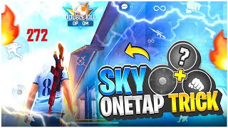 Super Fast Sky One-Tap Trick 🔥 | Top 3 Best One-Tap Trick | Only Red Number | Free Fire