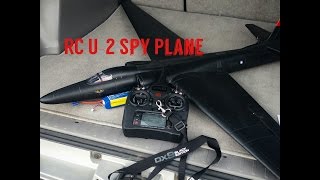 RC U-2 Spy Plane EDF Full Flight