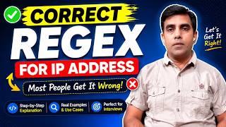 Correct REGEX for IP Address | Tech Tonic with Kiran