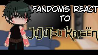 Fandoms React to Eachother | Jujutsu Kaisen | The Zenin Massacre | Maki | Gacha Club
