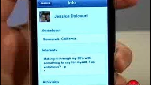 Facebook for iPhone and iPod Touch