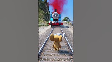 Thumbnail of GTA V TOM AND JERRY VS THOMAS THE TRAIN #shorts #train
