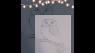 Easy Owl drawing tutorial for beginners | Satisfying Creative Art #shorts #owl