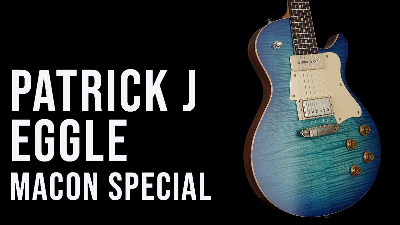 Patrick James Eggle Macon Special - Island Blue Burst