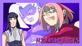 Hinata reacts to Ino & Sakura