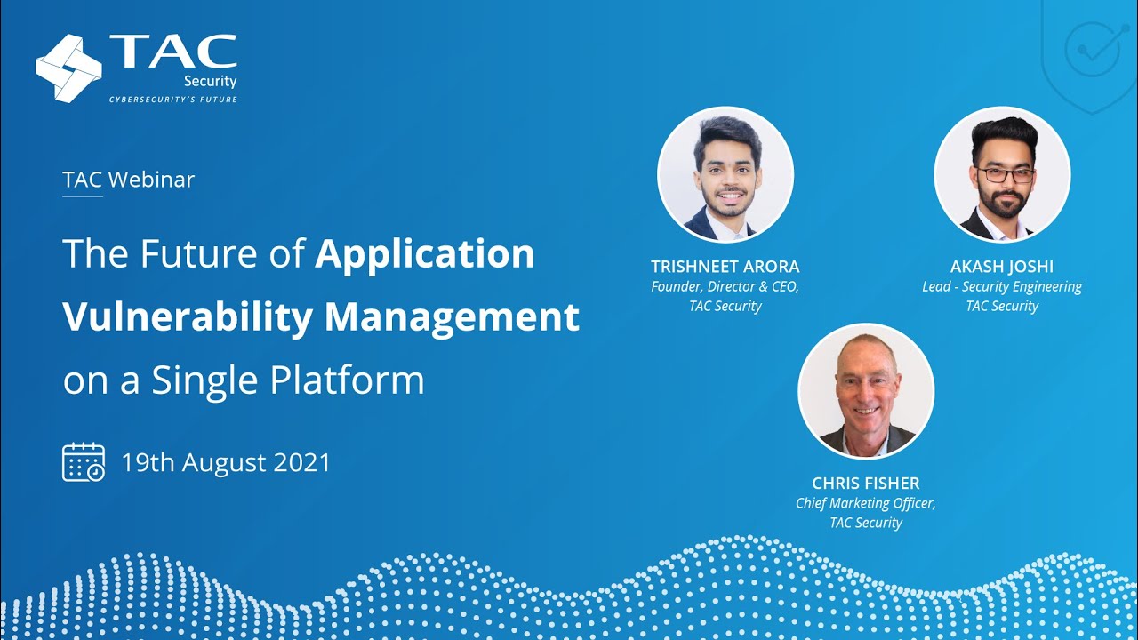 Webinar - The Future of Application Vulnerability Management - YouTube