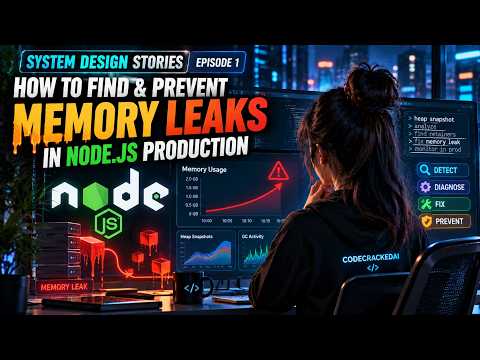 How to Find & Prevent Memory Leaks in Node.js Production | System Design Stories #01