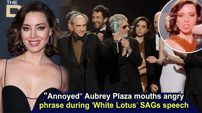 SAG Awards 2023:Aubrey Plaza lose her cool during White Lotus win