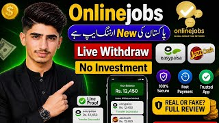 Onlinejobs New Earning App Real Or Fake | Live Withdraw Proof | Full Review
