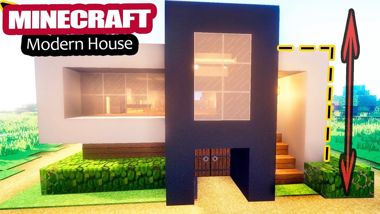 Minecraft Modern House Tutorial Modern City #4