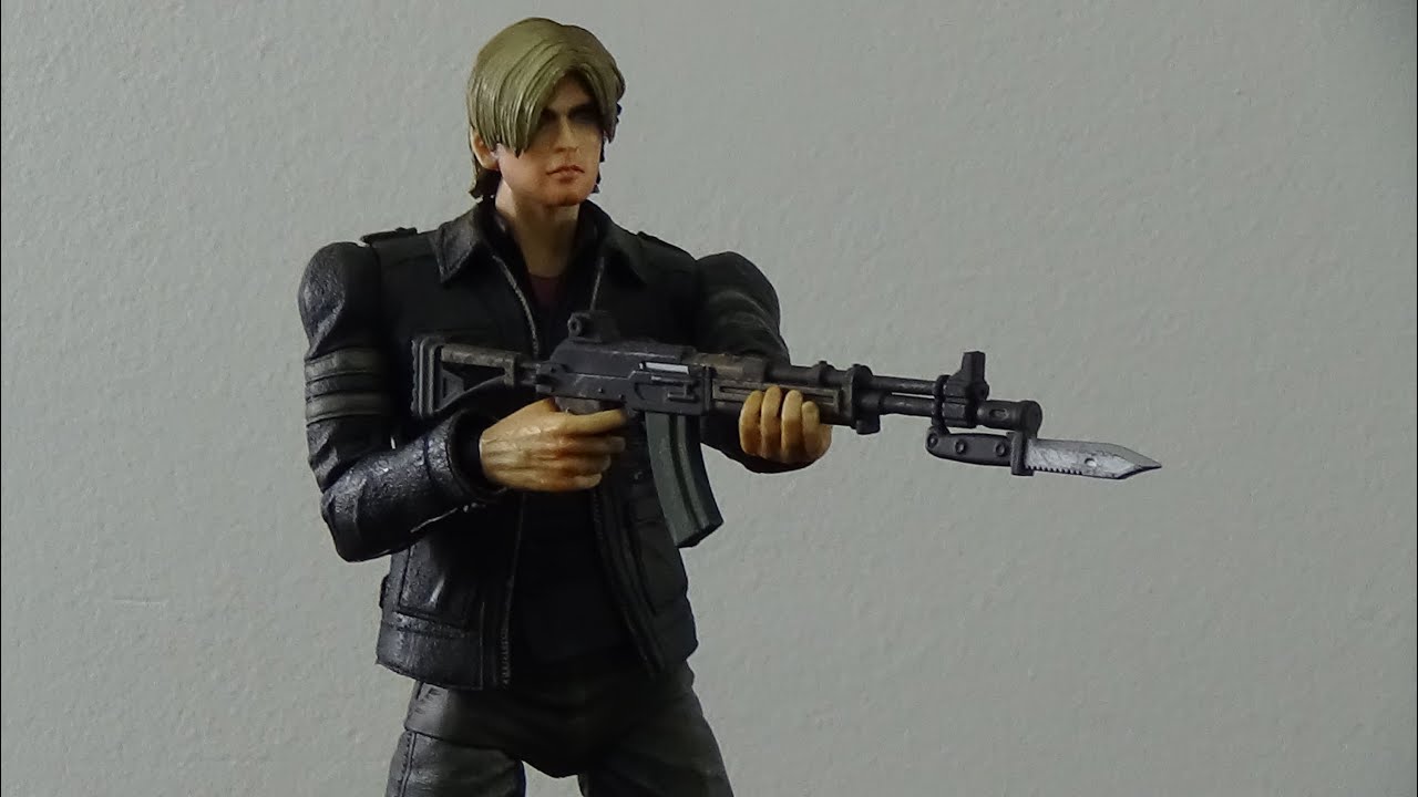 Leon Play Arts Kai Resident Evil 6 Unboxing (PT) (BR) - YouTube